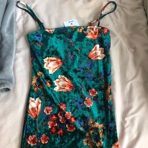 Hunter Green Mini Dress